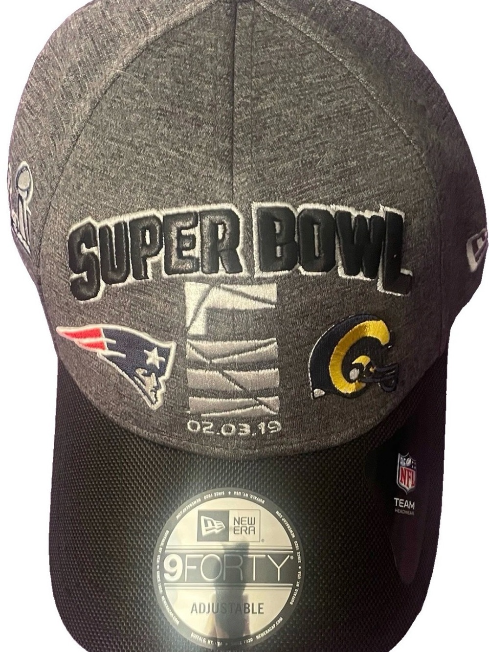 New Era 9FORTY Super Bowl LIII NFL Adjustable Football Hat – New With Tags